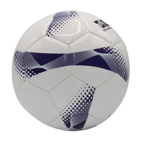 Ballon de football de taille officielle 5, professionnel, en PVC, cousu à la machine, pour l'entraînement
