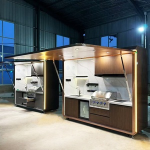 Equipo de Cocina para Barbacoa al Aire Libre, para Fiestas, Hogar y Camping, Material con Acabado de Espejo, Utensilios de Cocina Integrados, Juego de Cocina Completo - Product Image 1