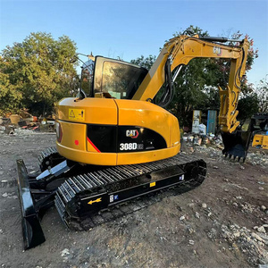 Fabriqué au Japon, excavatrice d'occasion de type compact sans recul de queue, Caterpillar CAT308DCR 8 tonnes avec un bon système hydraulique. - Product Image 3