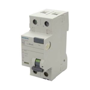 เครื่องตัดวงจรตกค้าง Siemens แบบ25A 30mA 2P ตัวยึดรางดิน230V ใช้ในครัวเรือน - Product Image 2
