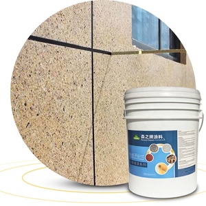 Pintura de Revestimiento Acrílico <span class=keywords><strong>para</strong></span> Paredes Exteriores FOREST, de Alta Calidad, con Efecto de Piedra Natural, <span class=keywords><strong>para</strong></span> Decoración de Paredes Exteriores de Edificios - Product Image 1