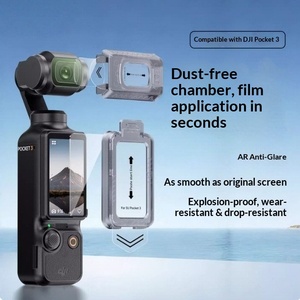 Film de protection d'écran en verre trempé anti-rayures AF+AF anti-reflet, installation facile, sans poussière, pour DJI Pocket 3 4 Action 6 - Product Image 5