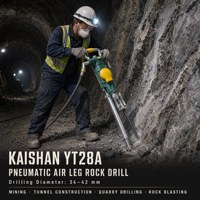 Perceuse pneumatique à colonne d'air KAISHAN YT28A 34-42mm pour le forage de roches dans les mines, les tunnels et les carrières