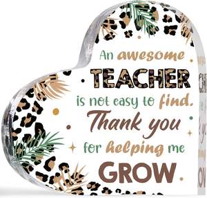 <span class=keywords><strong>Cadeau</strong></span> de remerciement <span class=keywords><strong>pour</strong></span> femme, cœur en acrylique, souvenir, <span class=keywords><strong>cadeau</strong></span> de gratitude <span class=keywords><strong>pour</strong></span> enseignante, collègue, <span class=keywords><strong>patronne</strong></span> <span class=keywords><strong>pour</strong></span> Thanksgiving - Product Image 3