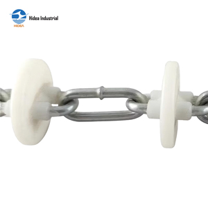 <span class=keywords><strong>Disque</strong></span> en ABS injecté sous pression avec chaîne en acier électrogalvanisé pour systèmes d'alimentation automatique de porcs et de volailles, convoyeur d'alimentation - Product Image 3