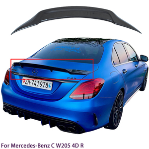 สปอยเลอร์หลังคาร์บอนไฟเบอร์ทรง R สำหรับรถเบนซ์ C-Class W205 4 ประตู รุ่นปี 2013-2022 - Product Image 2