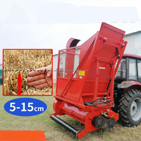Outil de récolte de fourrage avec hachoir Machine de coupe de paille de maïs Moteur Boîte de vitesses et entraînement de roulement Utilisation du tracteur Blé
