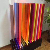 Populaire 4X8 feuille de plastique acrylique clair 3mm résistance aux chocs multicolore coupe personnalisée Service de traitement