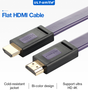 ULT-unite Cavo <span class=keywords><strong>HDMI</strong></span> Piatto 5M, Cavo <span class=keywords><strong>HDMI</strong></span> 4K 5M, Cavo <span class=keywords><strong>HDMI</strong></span> 1.4 Piatto 4K 5 Metri, Cavo Multi <span class=keywords><strong>HDMI</strong></span> 5 Metri - Product Image 1