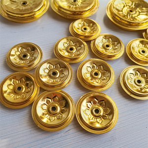 Supporti Galleggianti in Alluminio per Lampade a Olio, Diametro 4cm, Dispositivi di Centraggio Stoppino, Colore Oro, Ecologici, Non Tossici, Durevoli, Facili da Usare - Product Image 5