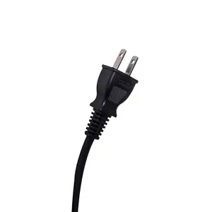 Canada 90 degree power cord plug,hair iron 110v fused plug power cord