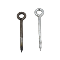 Vis à œil en acier inoxydable à filetage grossier, plaquées zinc, crochets à œil de mouton, vis à œil de levage, système de mesure métrique/pouces