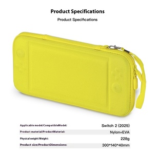 Portable EVA stockage étui rigide sac à main pour Nintendo pour <span class=keywords><strong>Switch</strong></span> 2/<span class=keywords><strong>OLED</strong></span>/Lite carte de jeu <span class=keywords><strong>Protection</strong></span> coque accessoires sac boîte - Product Image 2