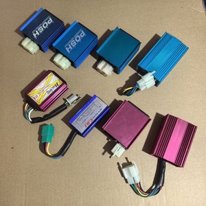 Allumeur de modification ATV GY6 pour motos, unité CDI de course avec coque en aluminium bleue, état neuf, emballage en boîte - Product Image 2