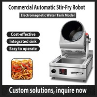 Máquina Comercial Automática para Arroz Frito, Temporizador Inteligente para Oriente Medio, Gran Capacidad, Calentamiento por Inducción, Robot de Cocina para Restaurantes