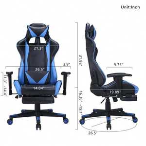 Échantillon gratuit <span class=keywords><strong>Bleu</strong></span> Chaises De Jeu Ordinateur De Course Jeu De Bureau Personnalisé En Cuir Silla Gamer Dropshipping <span class=keywords><strong>Chaise</strong></span> De Jeu - Product Image 6