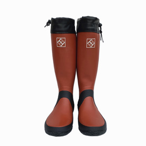 Botas de lluvia plegables y portátiles supersuaves, salidas al aire libre, Popular pesca japonesa, observación, lavado de coches, botas planas de arroz - Product Image 5