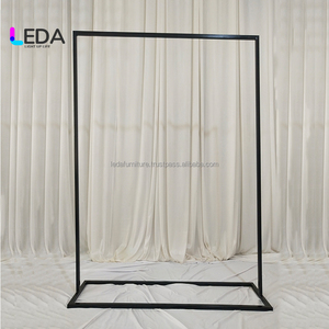 LEDA Welcome Sign <b>Stand</b> Wedding Metal Board Birthday Wedding Reception Event Banquets Party Decor <b>Backdrop</b> Board Welcome Sign - Product Image 4