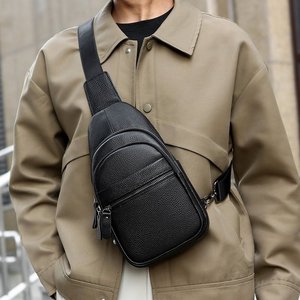 Nuova borsa da uomo a tracolla <span class=keywords><strong>monospalla</strong></span> in pelle Multi-funzionale di grande capacità per <span class=keywords><strong>zaini</strong></span> da lavoro - Product Image 3