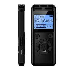 Enregistreur vocal numérique à écran couleur personnalisé, directement de l'usine, lecteur MP3, enregistreur audio portable pour réunions, étudiants, entretiens - Product Image 1