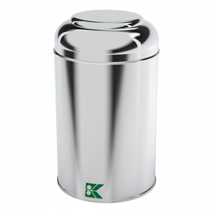 Lata de Aluminio Kontensan L549 de 1 Litro para Café y Bebidas Calientes, Envase Metálico de 105 x H150 mm con Tapa de Domo - Product Image 2