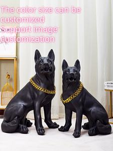 Mannequin de Vitrine en Fibre de Verre Blanc, Modèle de <span class=keywords><strong>Chien</strong></span> Teckel en Résine Taille Réelle, <span class=keywords><strong>Chien</strong></span> Noir <span class=keywords><strong>pour</strong></span> Spectacle de Noël - Product Image 4