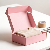 Caja de Cartón Corrugado Impresa Personalizada con Logotipo, Caja de Envío Plegable para Ropa, Cosméticos y Regalos