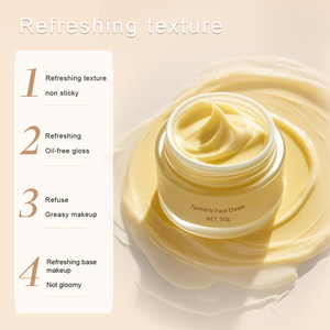 Oem 개인 라벨 허브 추출물 페이스 케어 세트 미백 크림 얼굴 브라이트닝 심황 페이스 크림 다크 스팟 - Product Image 3