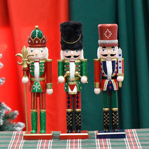 Décoration de Noël en bois de 30 cm, casse-noisette, ornement de fête - Product Image 5