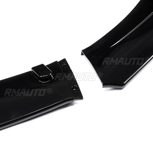 High Quality Universal <b>Car</b> Front Bumper Splitter Lip <b>Diffuser</b> Body Spoiler Kit Protector Cover for Honda for Civic 2016-2018 4Dr - Product Image 5