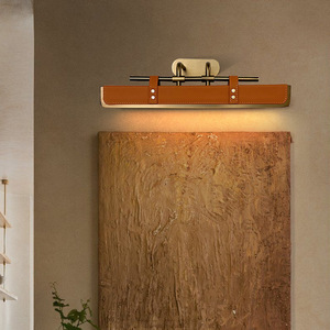 Leather Wall Lamp LED E27 Switch Control 6013 For Guest Room <b>Corridor</b> Clubhouse Minimalist <b>Lighting</b> - Product Image 1