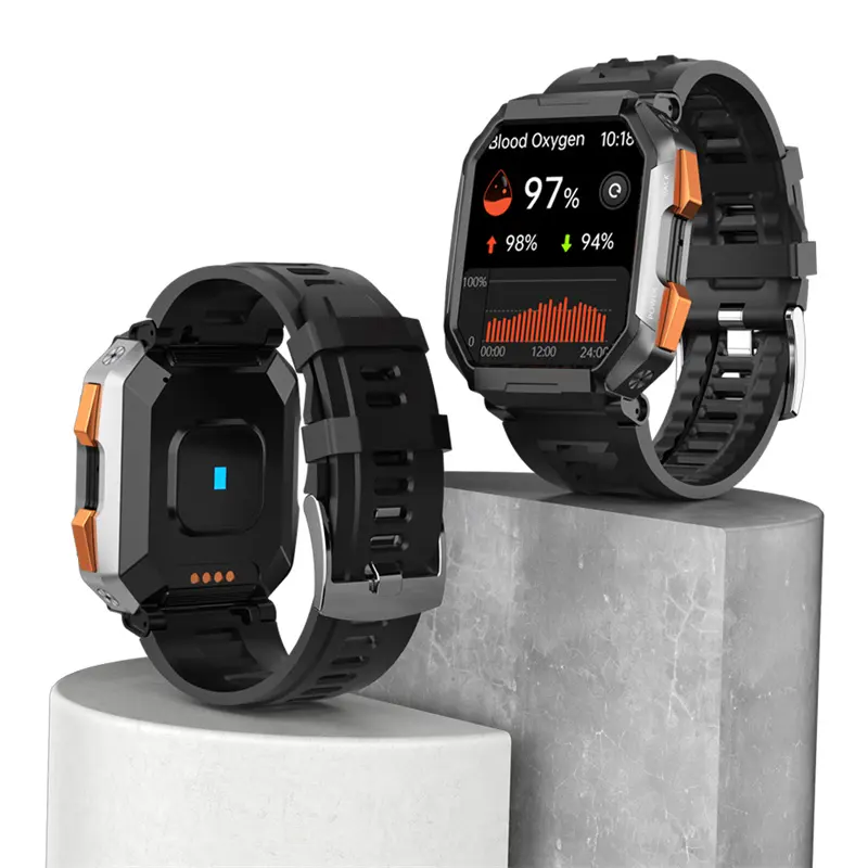 2024 New Model Fashion Sports Healthy 4G Android AMOLED Sreen Smartwatches Square for Adults with Social Media Smart Watch