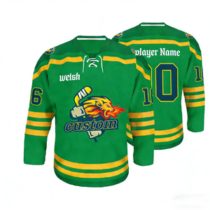 Maglia da <span class=keywords><strong>Hockey</strong></span> con Numero Ricamato, Stampa in Sublimazione, Abbigliamento per <span class=keywords><strong>Hockey</strong></span> su Ghiaccio con Design Personalizzato - Product Image 4