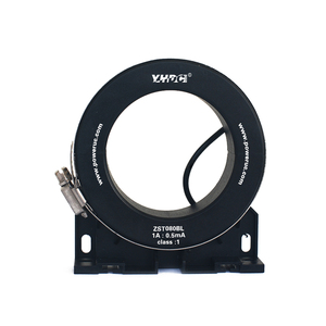 Transformador de Corriente de Secuencia Cero de Núcleo Dividido YHDC ZST080BT/BL 1000mA/0.5mA 1/2000 con Diámetro de 80mm Monofásico de Plástico - Product Image 1