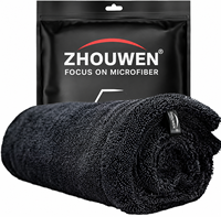Premium Eco-Friendly Microfiber Towel for Car Drying Twisted Loop Quick-Dry Soft Super Absorbent Thick 500gsm-1800gsm Car