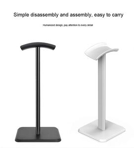 Aluminium Alloy Headphone Stand Holder <b>Space</b> <b>Saving</b> Gaming Headset Stand Rack Desktop Organizer Display Earphone <b>Hanger</b> Bracket - Product Image 2