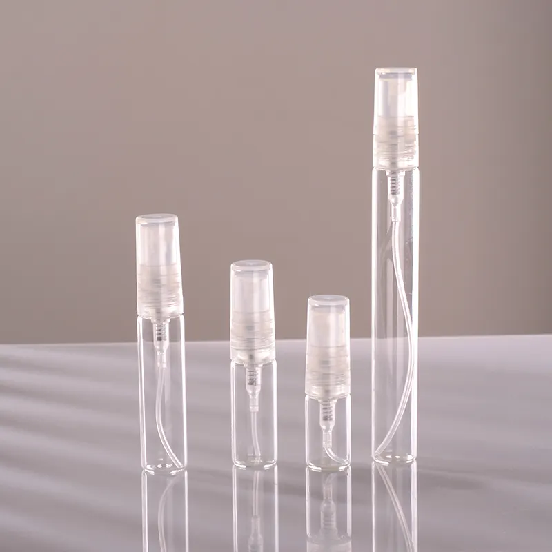ANLN-botellas de cristal redondas para Perfume, 2ml, 3ml, 5ml, 10ml