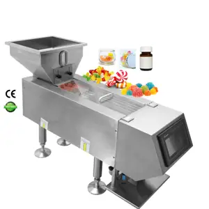 Hochleistungs-Weich 6 Kanäle Desktop Halbautomatische Elektroische Abfüllung Zähler Süßigkeiten Pille Zähl Maschine