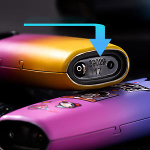 Encendedor inflable portátil al por mayor a prueba de viento gradiente de dibujos animados hello cat kuromi llama azul encendedor de <span class=keywords><strong>gas</strong></span> - Product Image 6