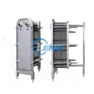 LENO Best factory Price Wine Beer milk Food Grade Stainless Steel Cross Flow Plate Heat Exchanger