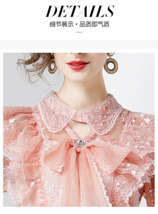 56 розовых кружевных наборов с цветочным принтом, Офисная Женская одежда, детское Повседневное платье для девочек, платья для девочек 18 лет, повседневное вечернее женское платье, сексуальное - Product Image 5