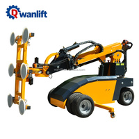 Robot chariot de vitrage de construction Wanlift à télécommande, force d'aspiration 1000N, capacité de charge 200-1000kg, hauteur de levage 4-5m