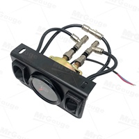 Bloc de collecteur de suspension pneumatique universel MrGauge avec manomètre à double aiguille et interrupteurs, 200 PSI max, pour modification automobile