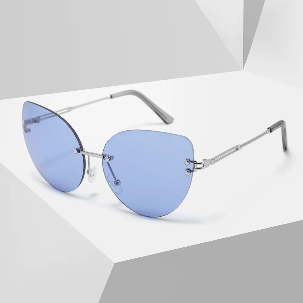 2022 ladies fashion new polarized sun glasses large frame uv protection sunglasses
