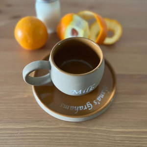 2025 in 300 ML personalizzato stampato caffè tazza da tè e piattino all'ingrosso regalo <span class=keywords><strong>tazze</strong></span> <span class=keywords><strong>Vintage</strong></span> in ceramica - Product Image 4