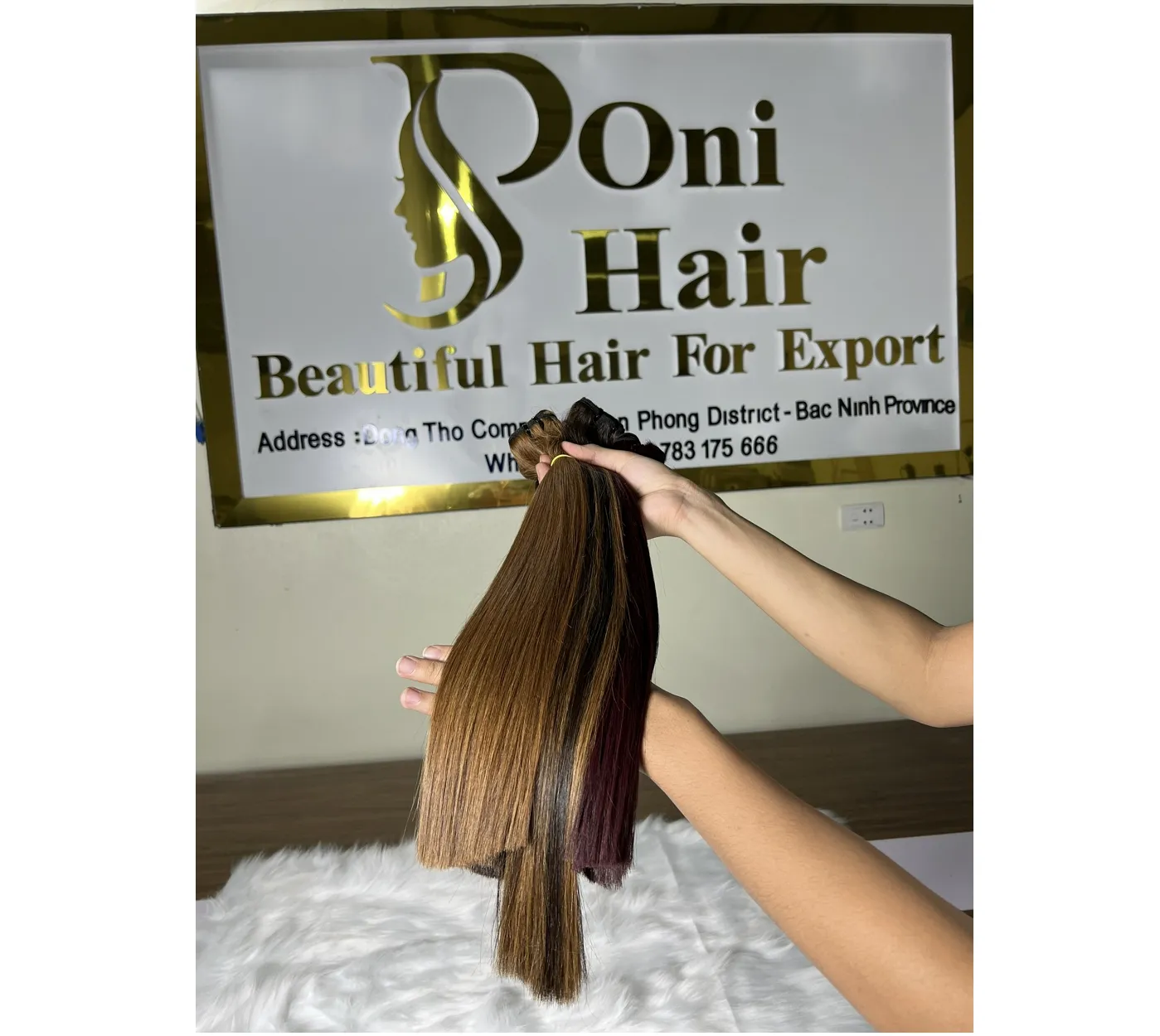 100% real Human Weft Hair Extension Cheap Price Brown Bolode Color For Salon Easy Restyle From Natural Vietnamese Human Hair