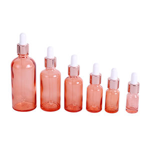 Botellas de Vidrio de Alta Calidad para Aceites Esenciales Cosméticos de 30 ml, Color Oro Rosa, con Gotero, para Suero para el Cuidado de la Piel, Profesional - Product Image 2
