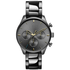 Nouveau modèle <span class=keywords><strong>Skyline</strong></span> OEM ODM cadran propre <span class=keywords><strong>montre</strong></span> multifonction boîtier et bracelet en acier argenté U3069 - Product Image 4