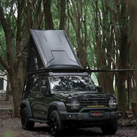 Carpa de techo rígida plegable para camping, carpa para coche de verano de montaje rápido e impermeable