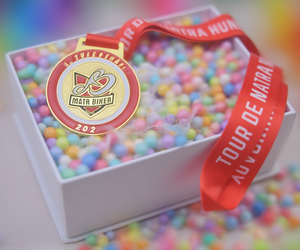 Medallas Personalizadas para Carreras de Bicicleta de Montaña para el Desafío Cura Brochero en <span class=keywords><strong>Argentina</strong></span>, Medallas de Ciclismo y Deportes Extremos con Cinta - Product Image 4